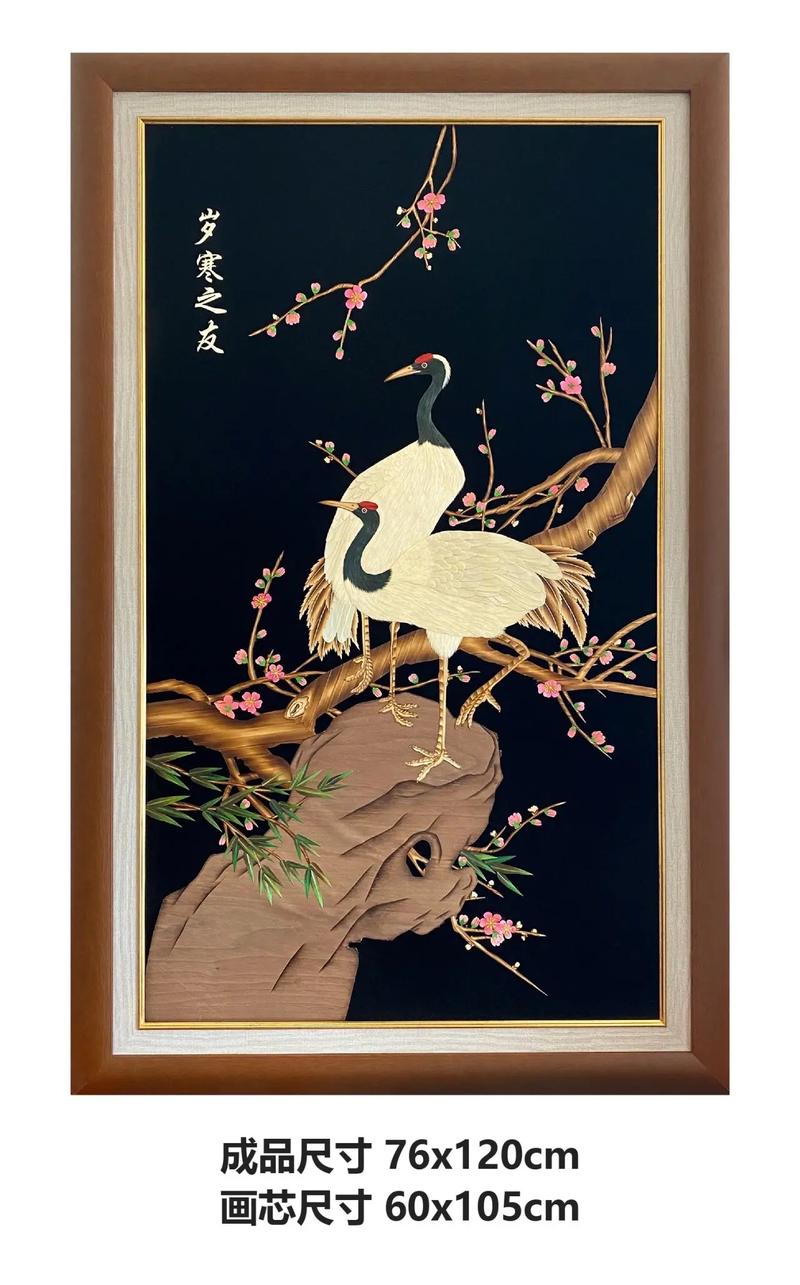 非遺麥稈畫,#純手工打造 #感受國畫的意境之美 #家居掛畫