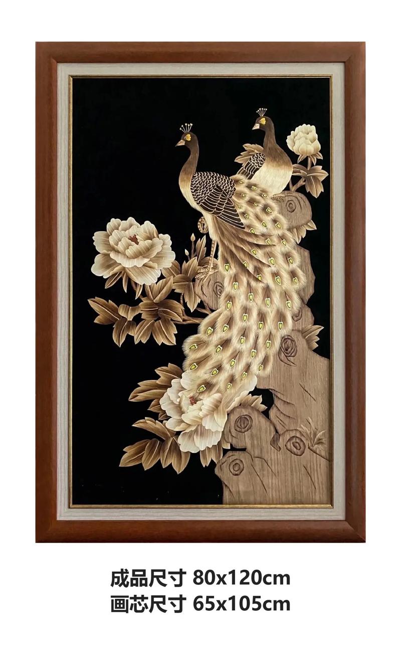 非遺麥稈畫,#純手工打造 #感受國畫的意境之美 #家居掛畫